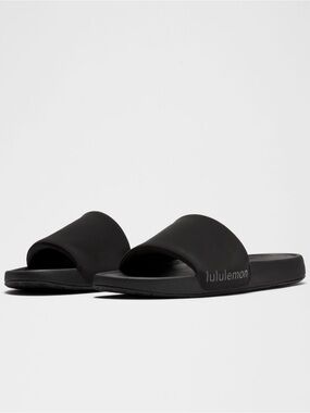 Lululemon Black Restfeel Slide Sandals